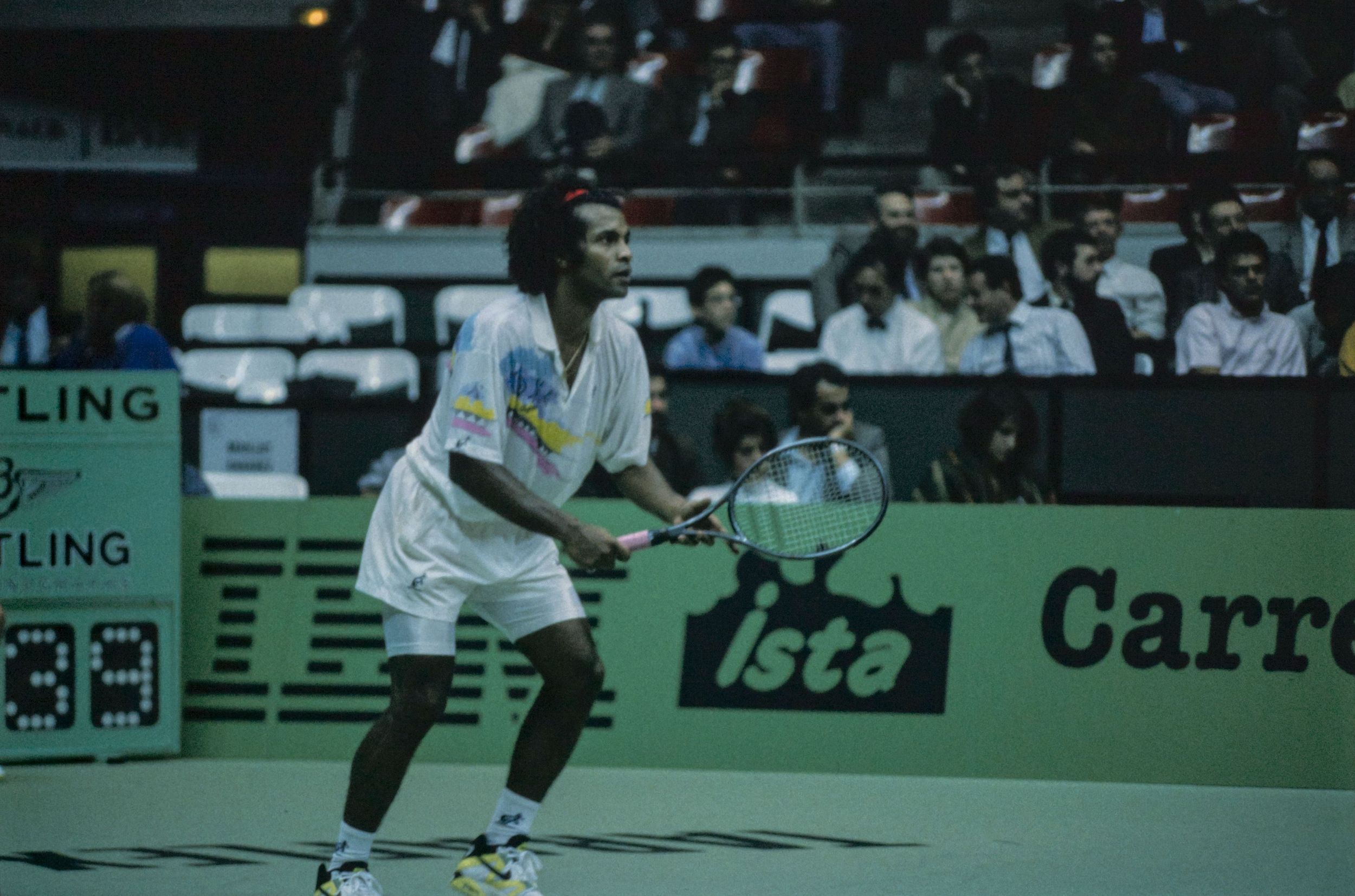 Ronald Agénor, rencontres du Grand Prix de Tennis de Lyon : photographie couleur (1991, cote 1518WP/2025)