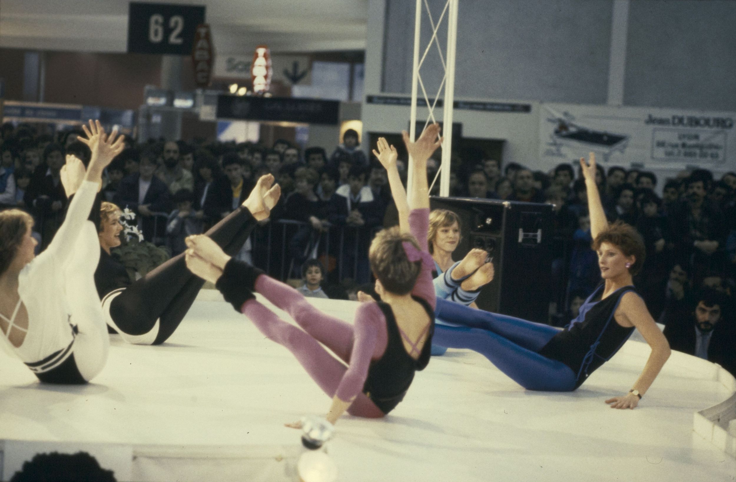 Foire de Lyon - Exhibition sportive : photographie couleur (1980, cote 1518WP/179)