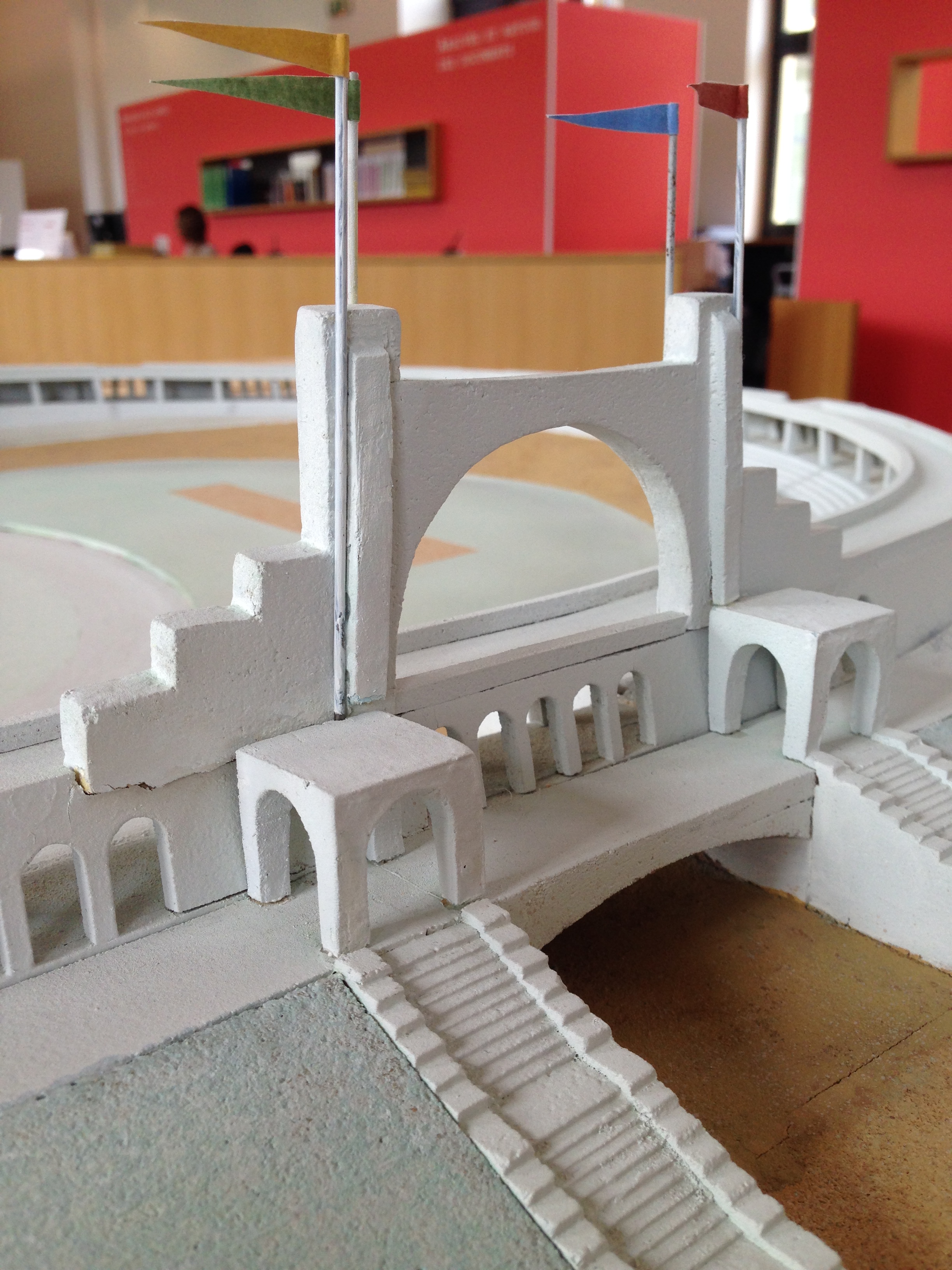 Maquette du stade de Gerland - 100s39