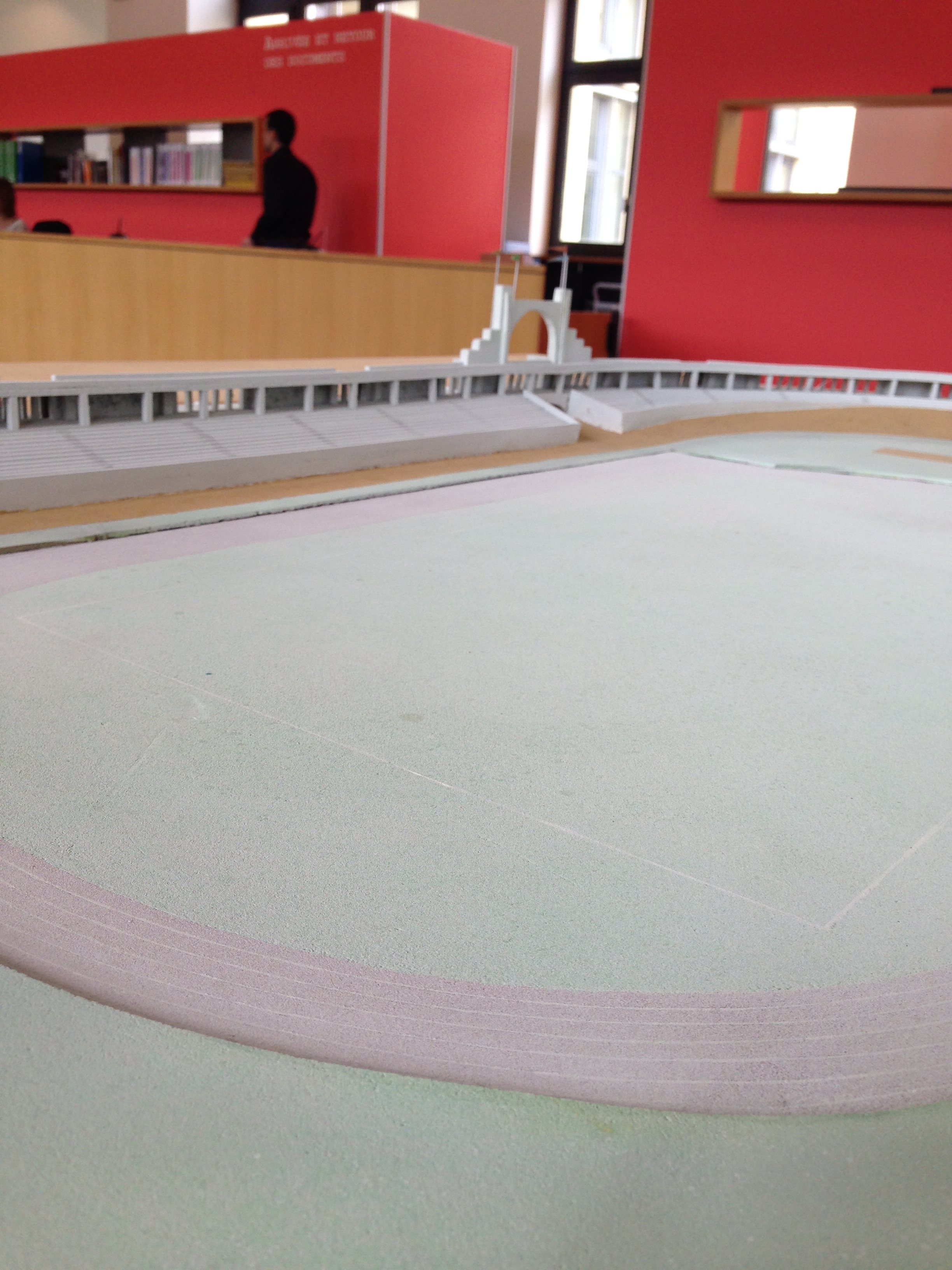 Maquette du stade de Gerland - 100s39