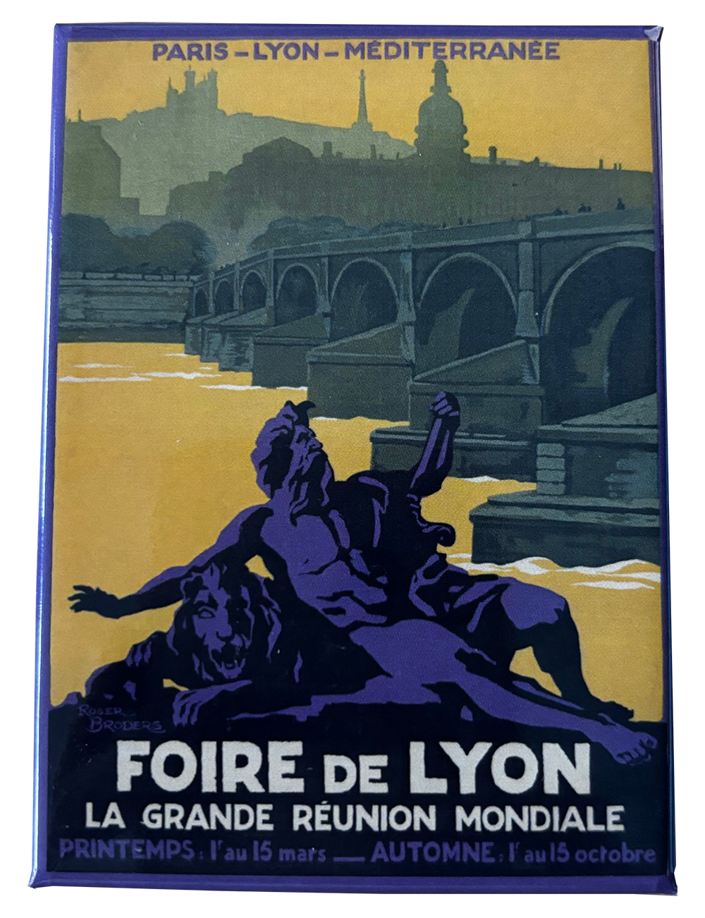 Affiche de la Foire de Lyon