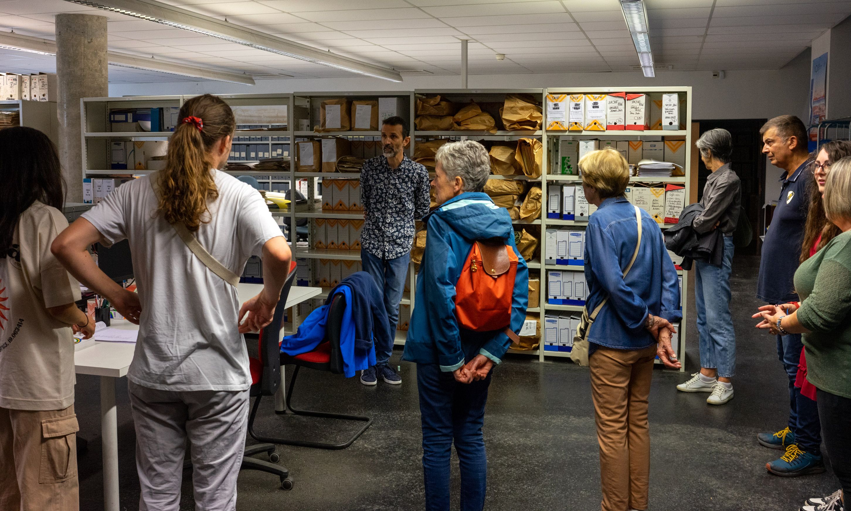 Une visite de groupe pendant les Journées du Patrimoine de 2023