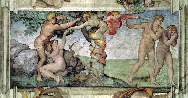 Adam, Eve et la «serpent »